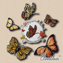 Set di farfalle