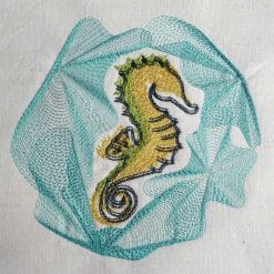 seahoarse machine embroidery