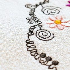 hippy sheep machine embroidery