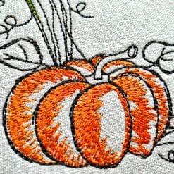 machine embroidery autumn