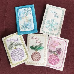 Christmas Greeting Card Motifs ITH